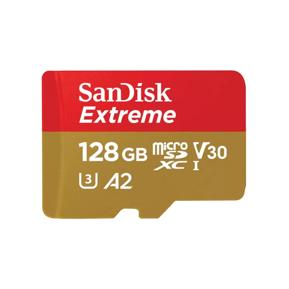 SanDisk Extreme | MicroSDXC | 128GB | Class 10 | UHS-I U3 - Matmuis